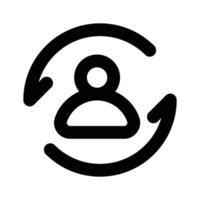 Take a look at amazing icon of retargeting in modern style vector