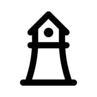 Well designed icon of lighthouse up for premium use vector