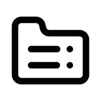 Folder icon design, isolated on white background vector