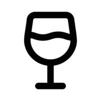 Get hold on this catchy of drink glass in modern style, easy to use vector