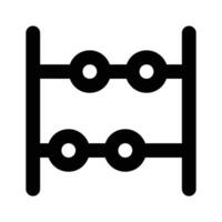 Visually perfect icon of abacus, used for calculation vector