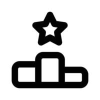 Check this amazing icon of ranking in modern style vector