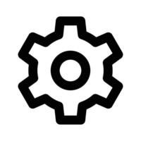 Premium of setting, user interface icon vector