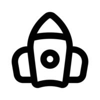 Creatively designed icon of startup, concept of business launching vector