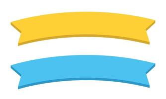 Ribbons Banners Badges Labels Design Elements On White Background vector
