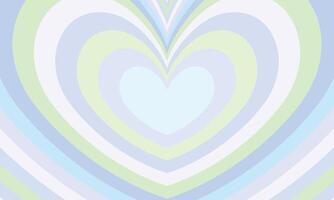 Flat design wildflower heart background vector