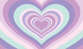 Flat design wildflower heart background vector