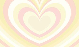 Flat design wildflower heart background vector