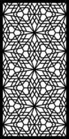 Geometric and simple pattern for panel, background, and cutting art vector