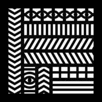 Geometric and simple pattern for panel, background, and cutting art vector