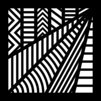 Geometric and simple pattern for panel, background, and cutting art vector