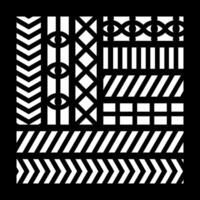 Geometric and simple pattern for panel, background, and cutting art vector