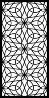 Geometric and simple pattern for panel, background, and cutting art vector