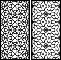 Geometric and simple pattern for panel, background, and cutting art vector