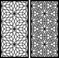 Geometric and simple pattern for panel, background, and cutting art vector