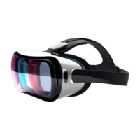 Modern 3d virtual reality goggles headset, vr isolated on a transparent background Connection, technology, new generation png