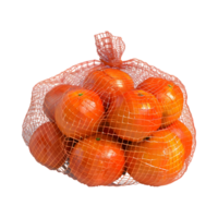 Oranges in a Mesh on Transparent Background png