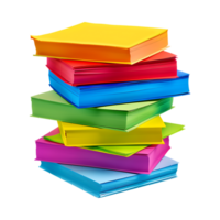Stack of Sticky Notes on Transparent Background png