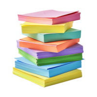 Stack of Sticky Notes on Transparent Background png