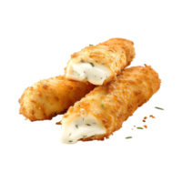 Mozzarella Sticks on Transparent Background png