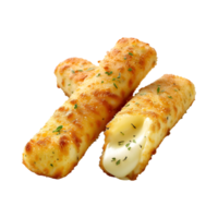 Mozzarella Sticks on Transparent Background png