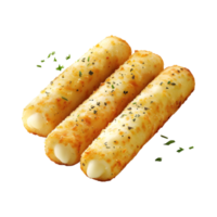 Mozzarella Sticks on Transparent Background png