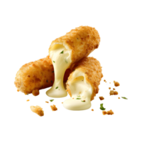 Mozzarella Sticks on Transparent Background png