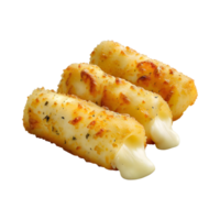 Mozzarella Sticks on Transparent Background png