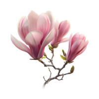 Magnolia Flower on Transparent Background png