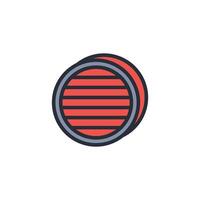 latitude icon. .Editable stroke.linear style sign for use web design,logo.Symbol illustration. vector