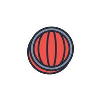 longitude icon. .Editable stroke.linear style sign for use web design,logo.Symbol illustration. vector