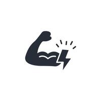 Strong icon. .Editable stroke.linear style sign for use web design,logo.Symbol illustration. vector