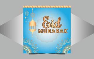 Eid template design vector
