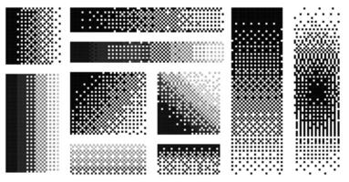 Pixel disintegration background. Retro 8 bit game effect, old TV screen damage, 2D sprite graphic. dithering and noise dissolve effect. vector
