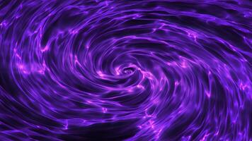 Glowing plasma energy field in a shape of a swirl. Magic ethereal background with bright purple light for virtual reality , metaverse , science fiction, fantasy and esoteric visualisation. 4k , 60 fps video