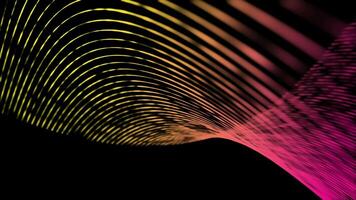 moving shiny line wave asset, 4k abstract background video