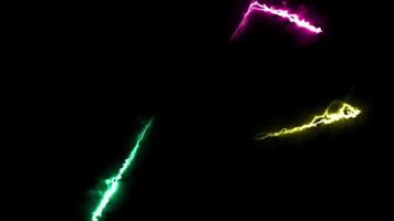 4k background of bouncing three zap particles video