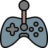 Joystick Line Filled Icon Design vector