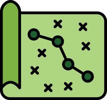 Marketing Strategy Line Filled Icon Design vector