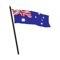 Australian flag icon vector
