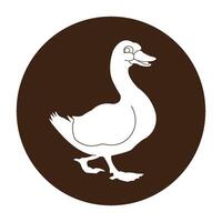 Duck icon design vector