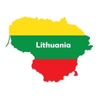 Lithuania map icon vector
