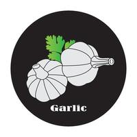Garlic icon design vector