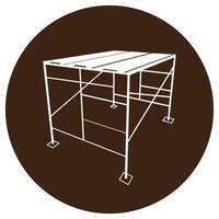 Scaffolding icon design vector