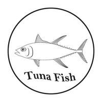 Tuna fish icon vector