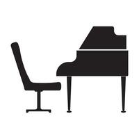 Piano icon design vector