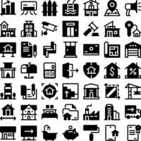 Real Estate House Home Icon Set. Perfect for user interface, new application vector