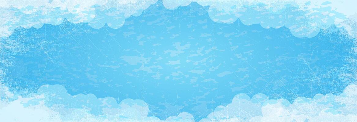 Blue sky and clouds.