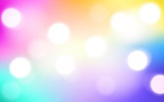 Colorful rainbow bokeh soft light abstract backgrounds, eps 10 illustration bokeh particles, Backgrounds decoration vector