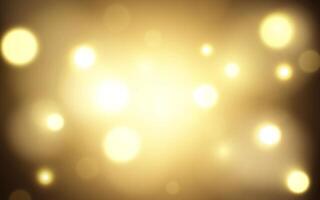 Golden luxury bokeh soft light abstract background, eps 10 illustration bokeh particles, Background decoration vector